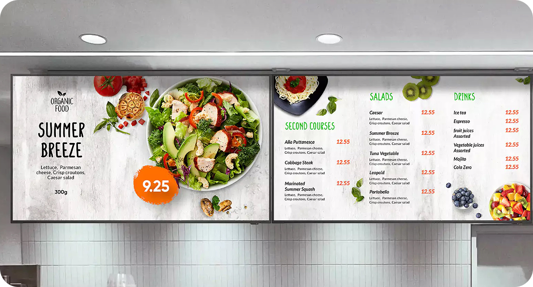 Digital Menu Boards and Point-of-Sale Technology for Restaurants