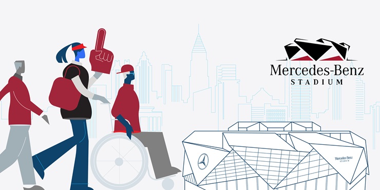 Hero image for 'Global Payments technology meets Mercedes-Benz Stadium to power the best fan experience in sports' article