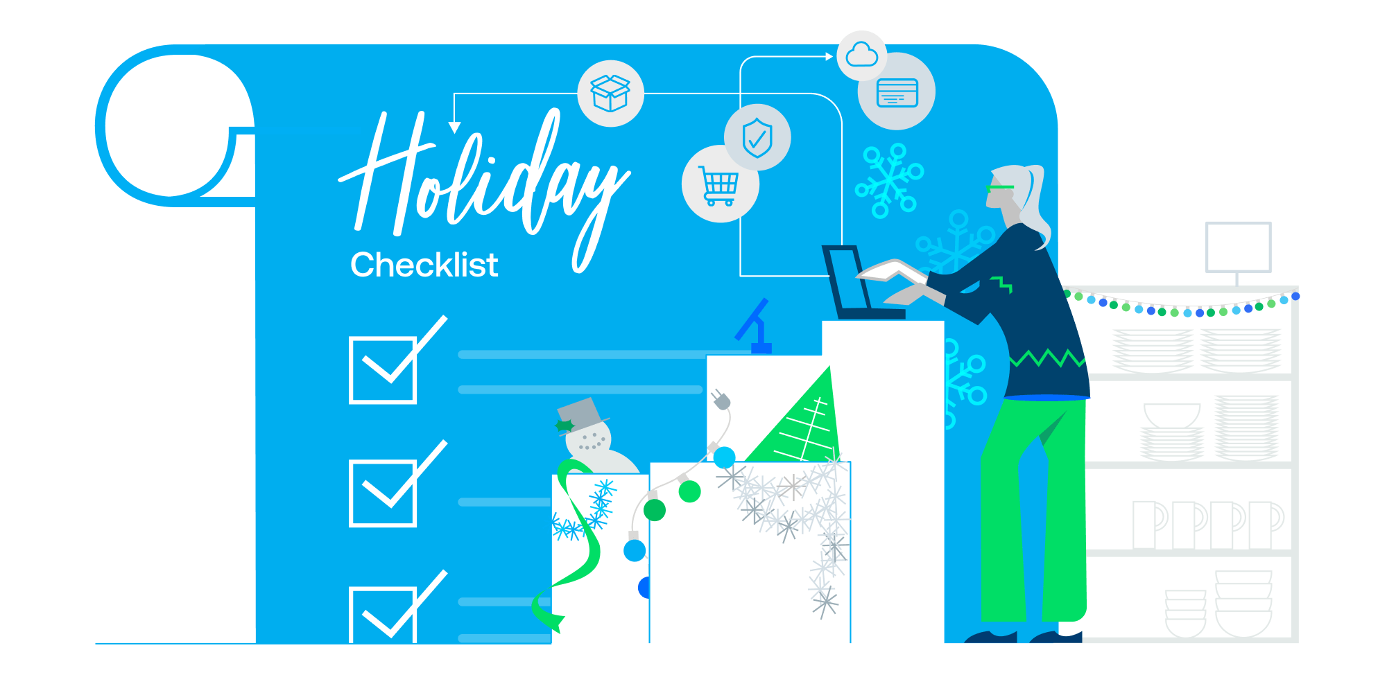 Hero image for 'Your holiday checklist for this season's online shoppers' article