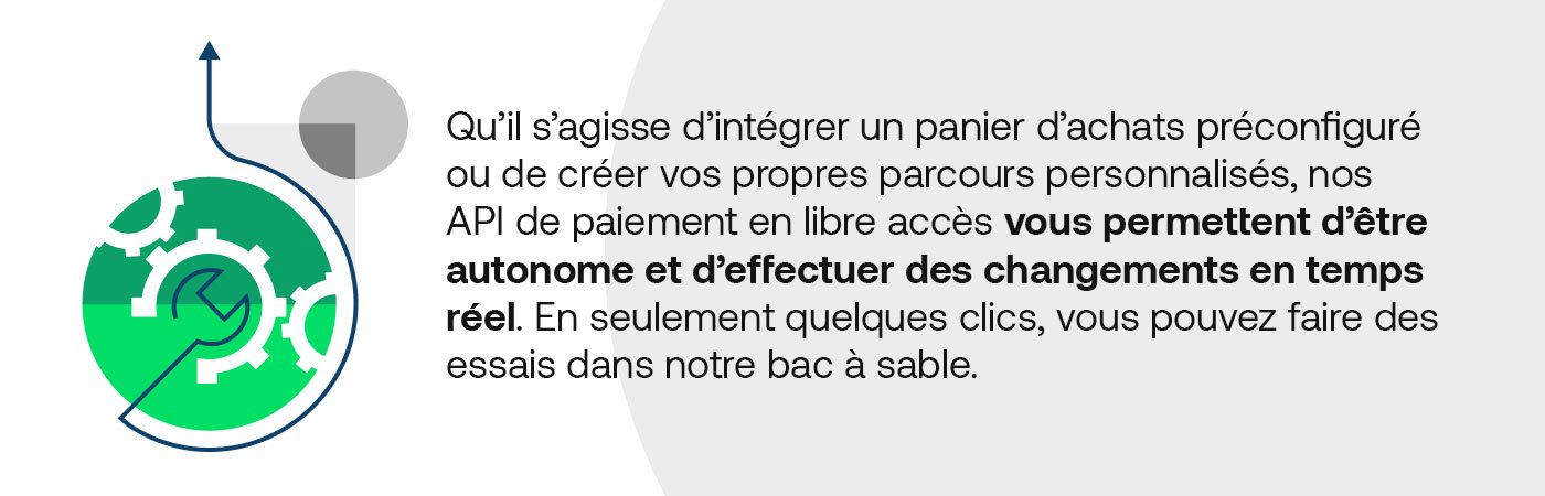 vous permettent d’être autonome et d’effectuer des changements en temps réel