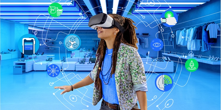 Hero image for 'Commerce in the metaverse' article