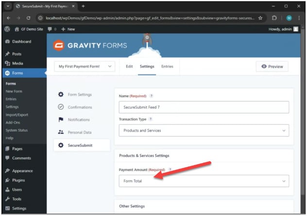 Configuring SecureSubmit for Gravity Forms | Global Payments