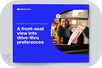 Thumbnail on gray background of cover of Global Payments QSR drive-thru study ebook
