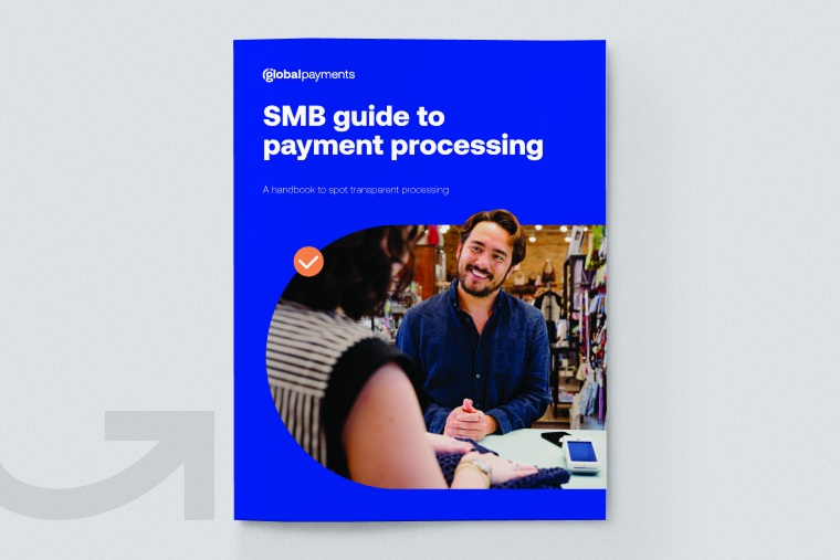 Image of ebook cover depicting customer interacting with retail associate at checkout counter