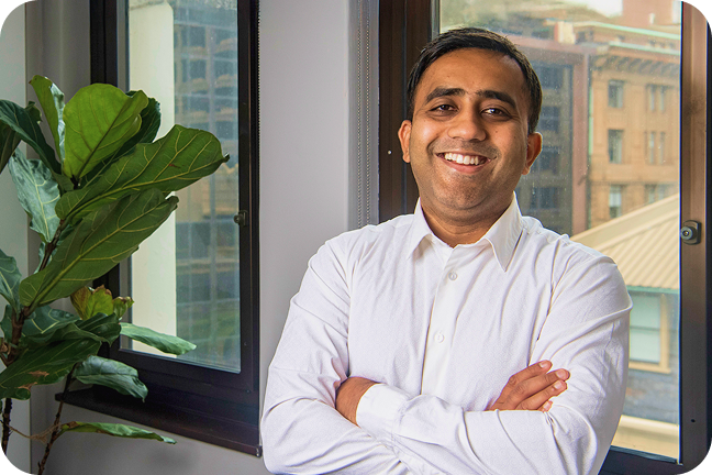 CEO and founder of Kinder M8 Niroj Sri.