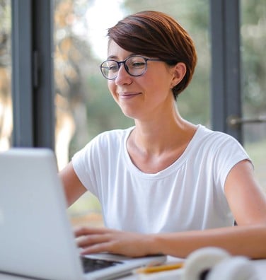 Thought leader giving a webinar