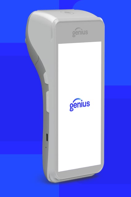 The Genius™ handheld POS makes it easy to take payments anytime, anywhere with a powerful, pocket-sized device