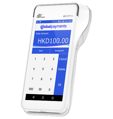 The PAX A920 Pro terminal.
