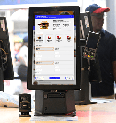 An image of a Genius point of sale displaying a guests’ signature on an order.