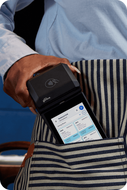 Portable restaurant payment terminal