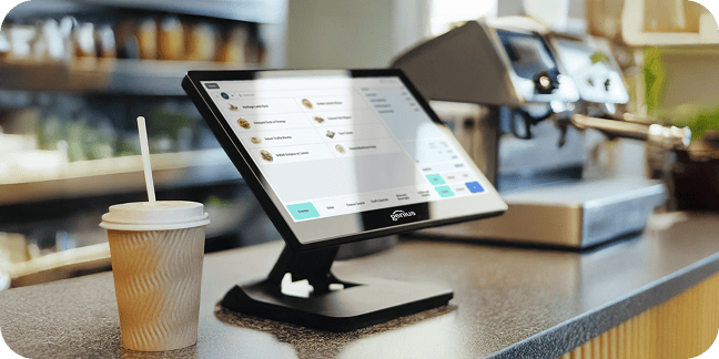 Countertop restaurant POS terminal